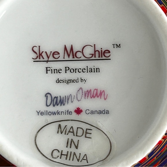 Dawn Oman First Nations Artist Votive Candleholders Skye McGhie Set of 2 - Picture 16 of 16